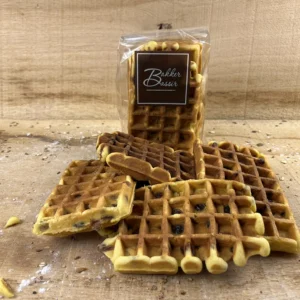 Vanille wafels met rozijnen